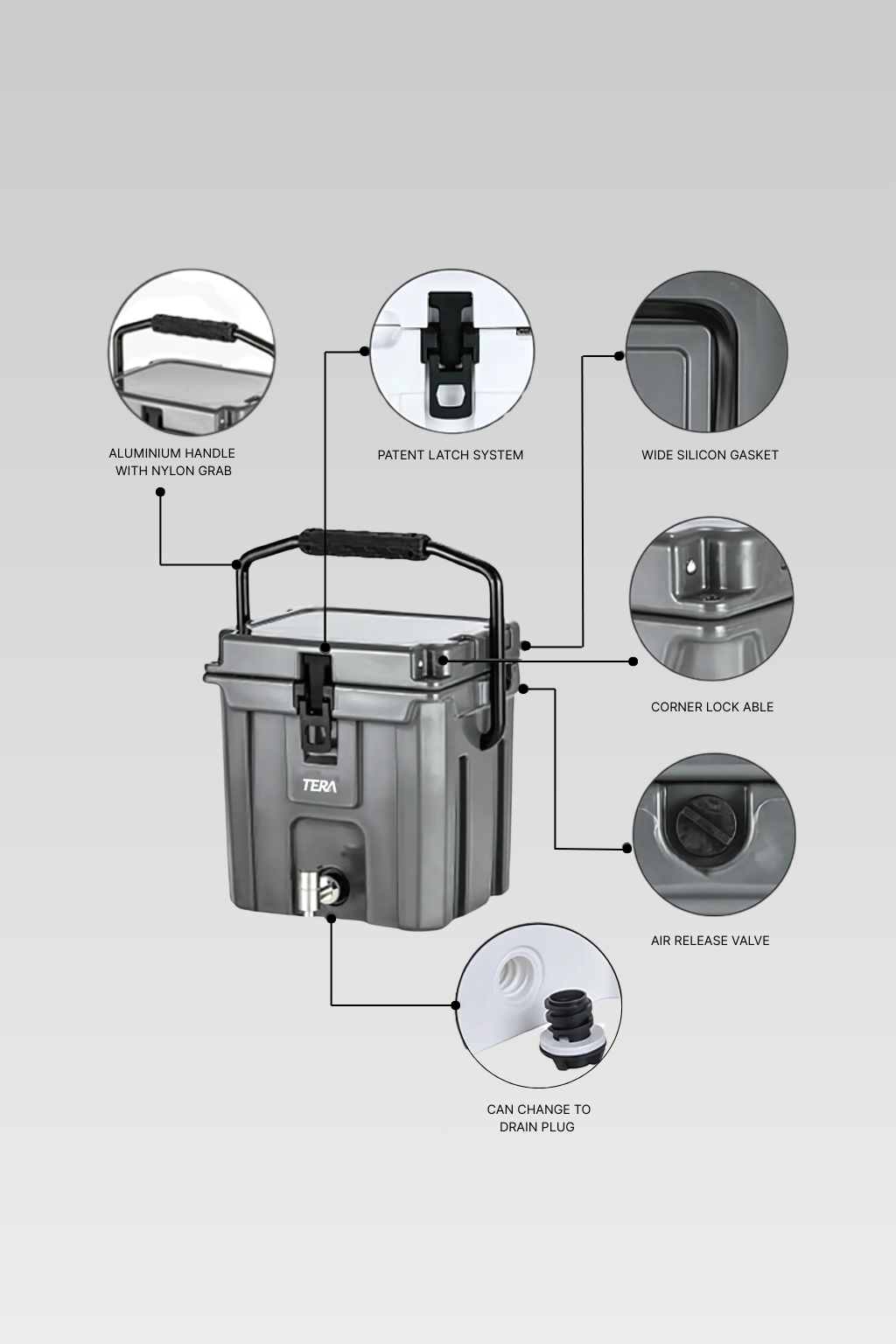 9.5L Ultra-Durable Water Jug