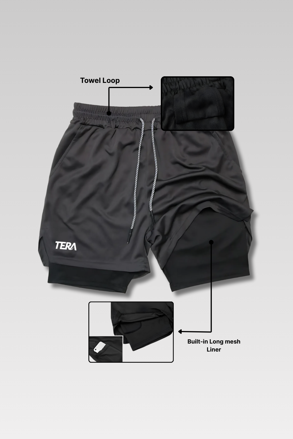 Quick-Dry Training Shorts