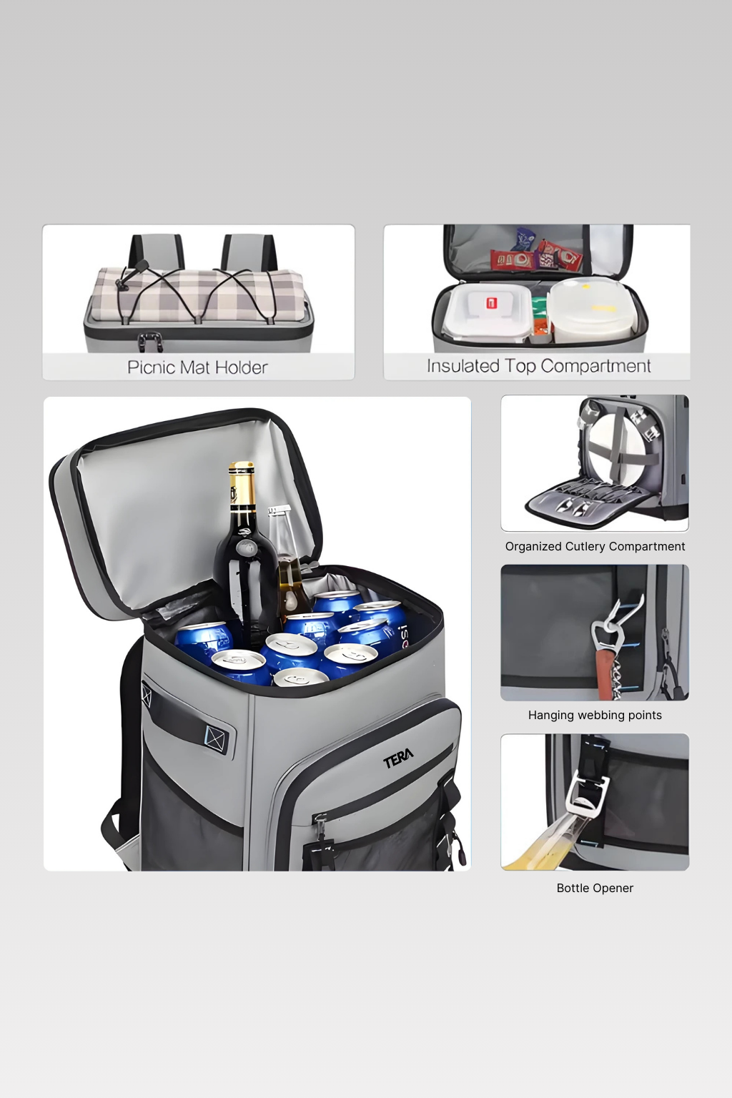 30L Waterproof Cooler Backpack