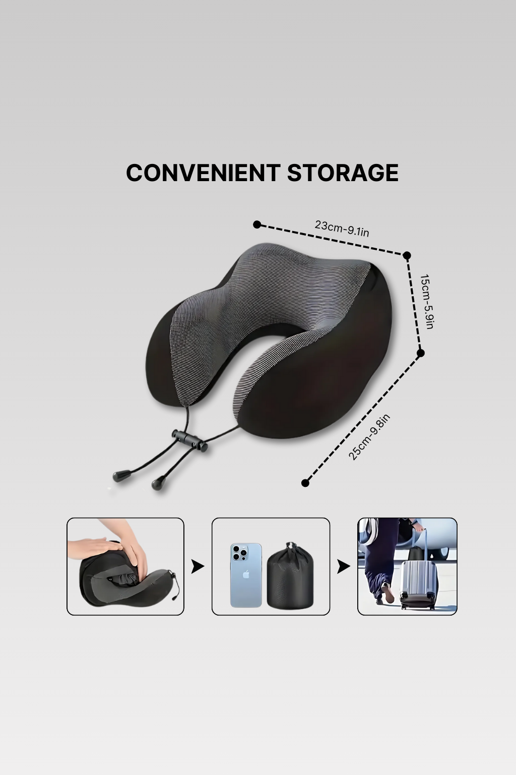 Collapsible Neck Pillow