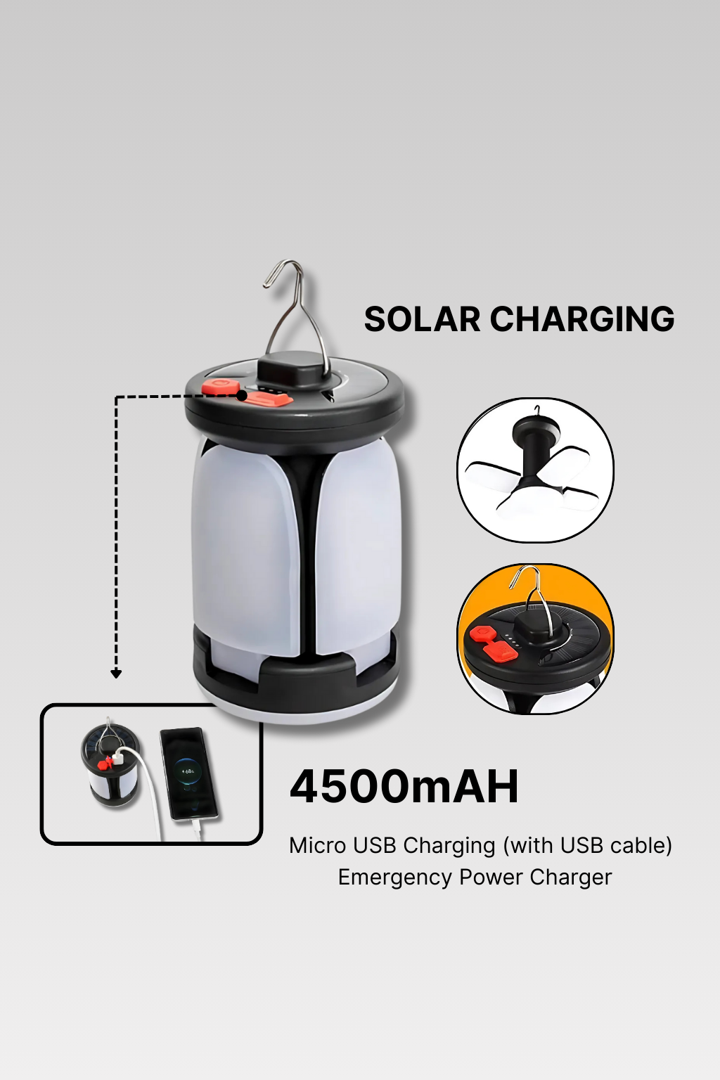 Expandable LED Camping Lantern