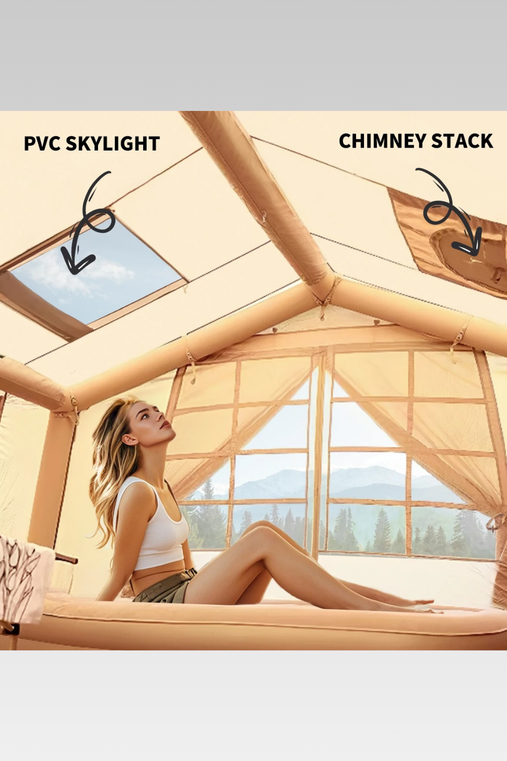 Two Bedroom Inflatable Tent