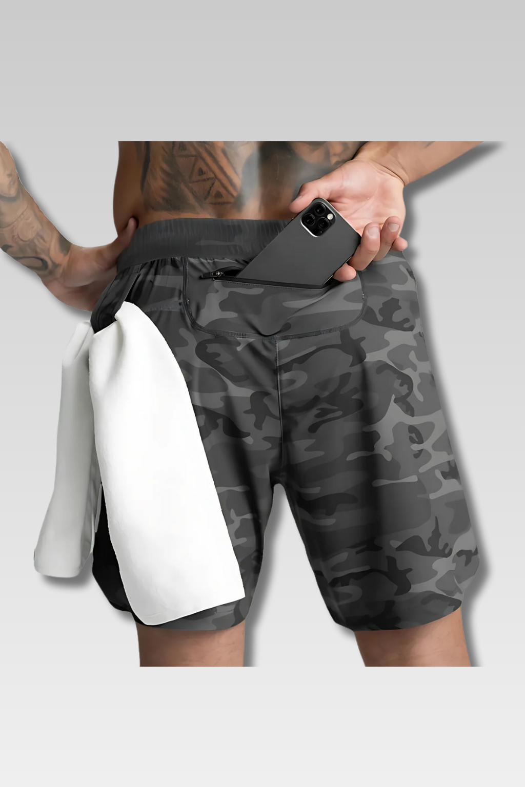 Secure-Pocket Training Shorts