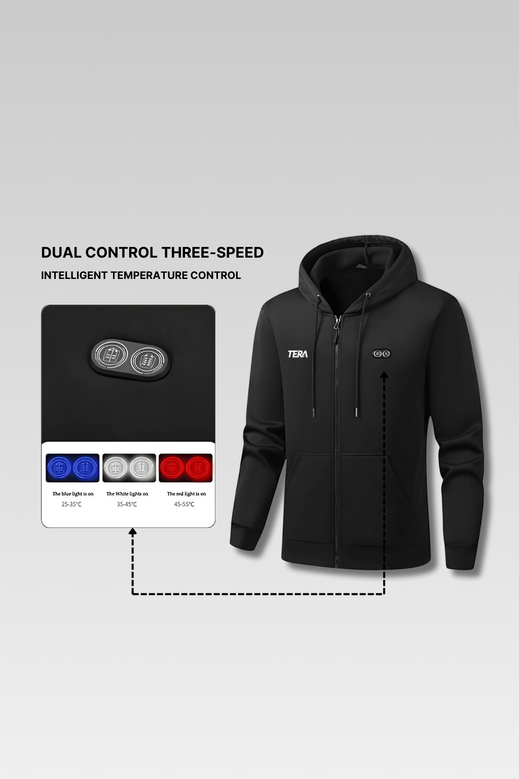 Heated Windbreaker Jacket