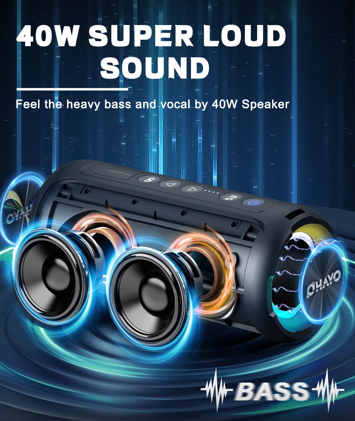 40W Waterproof Speaker